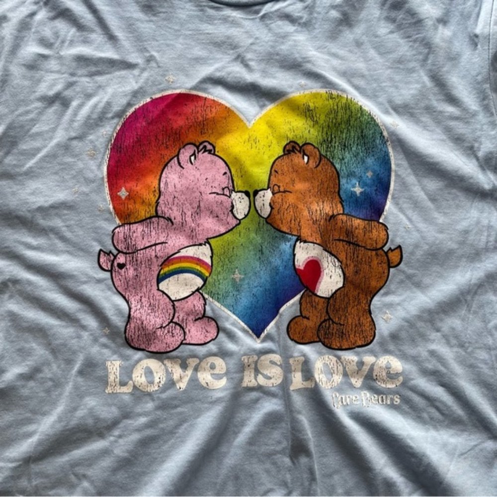 Care Bears “Love is Love” Generous T-Shirt size L